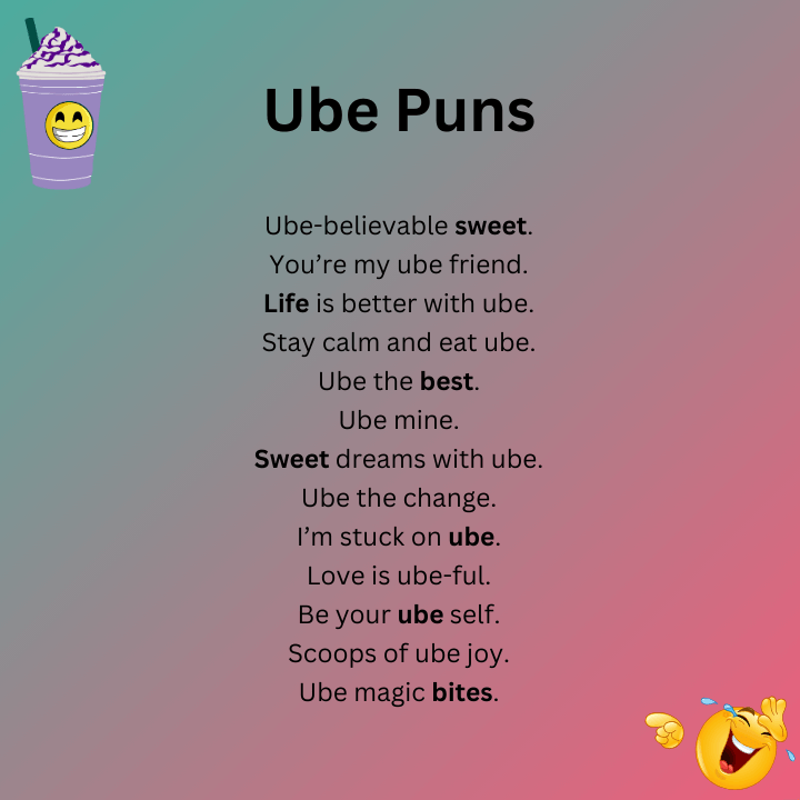 Clever Ube Puns