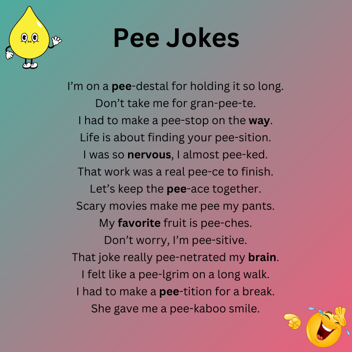 Pee Jokes Puns