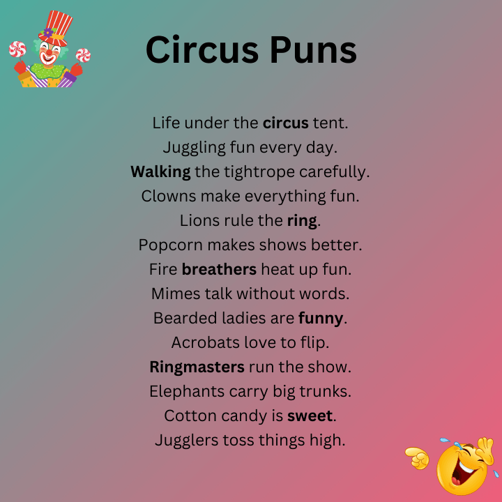 Short Circus Puns