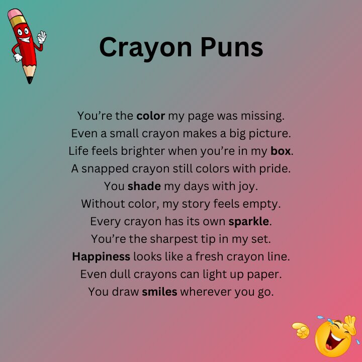 Crayon Puns One Liners