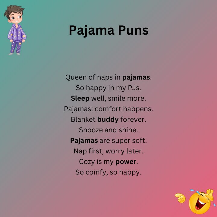 Short Pajama Puns