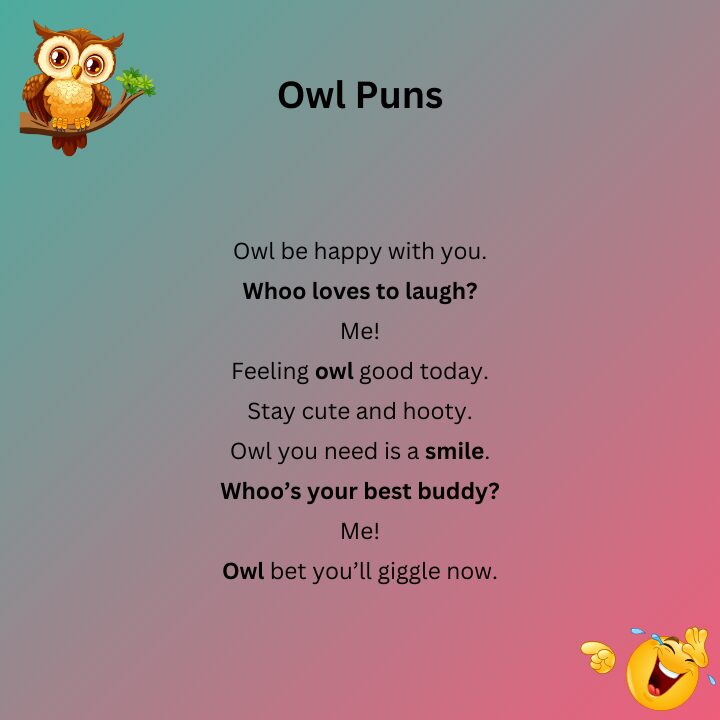 Short Owl Puns
