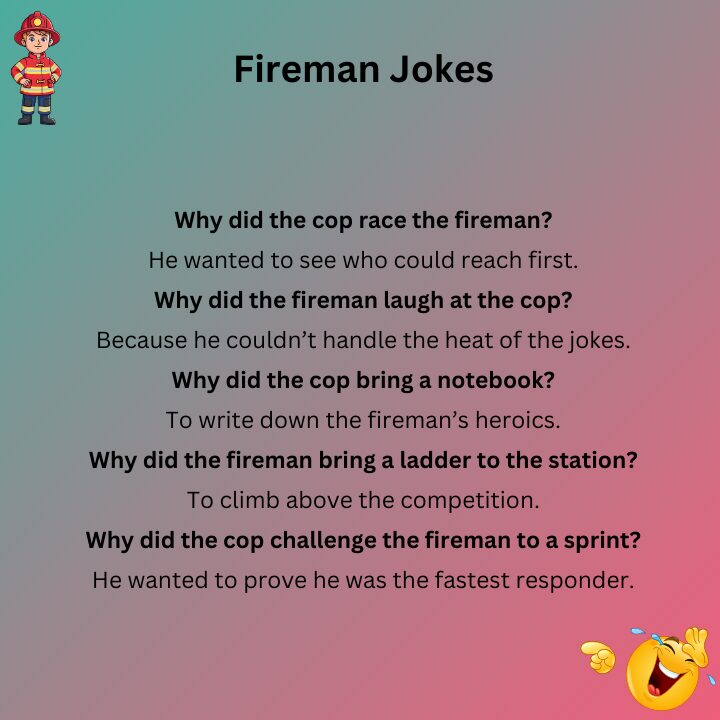 Cops Vs Fireman Jokes