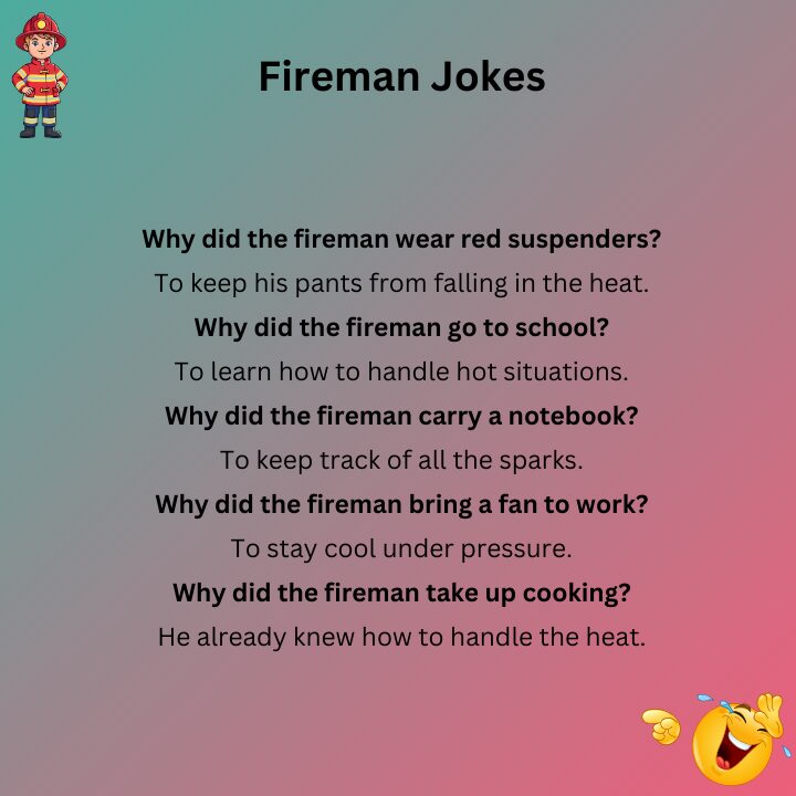 Fireman Jokes One Liners
