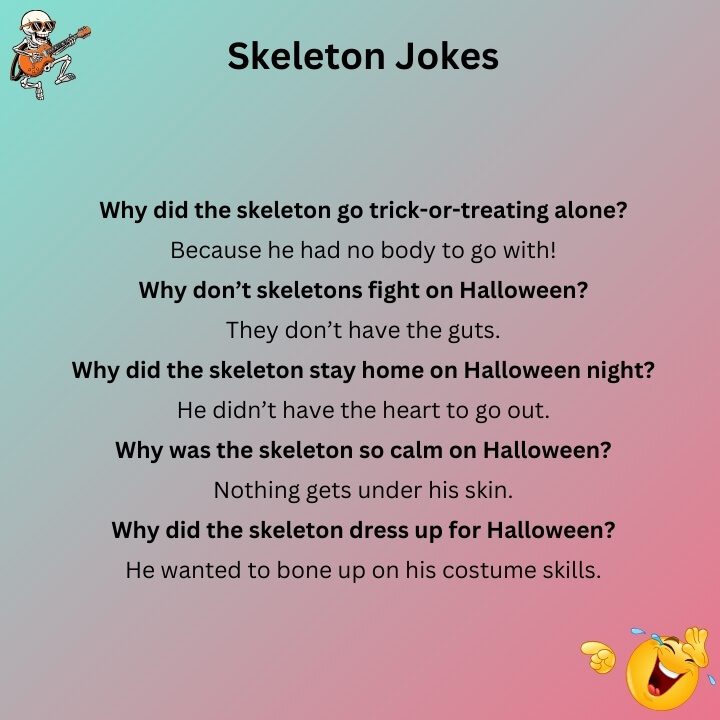 Skeleton Jokes For Halloween