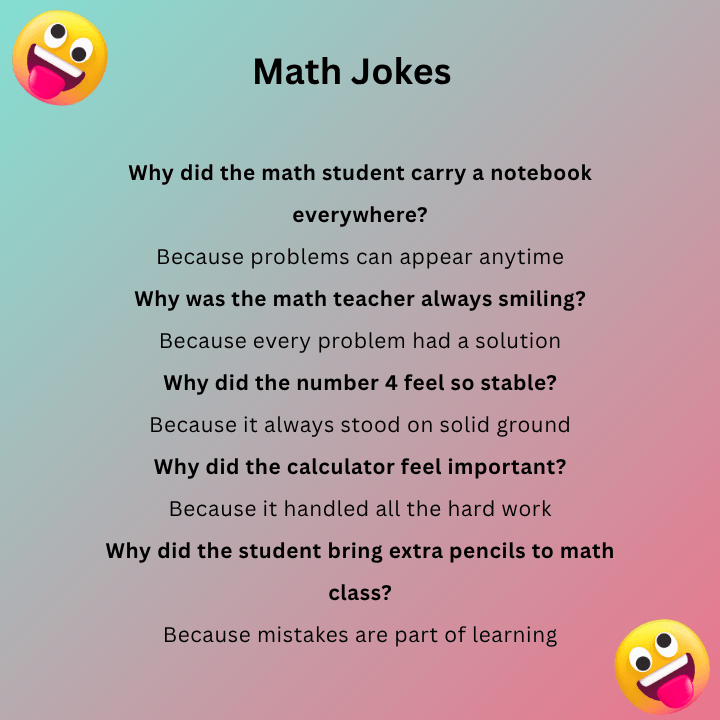 Math Jokes For Mathematicians
