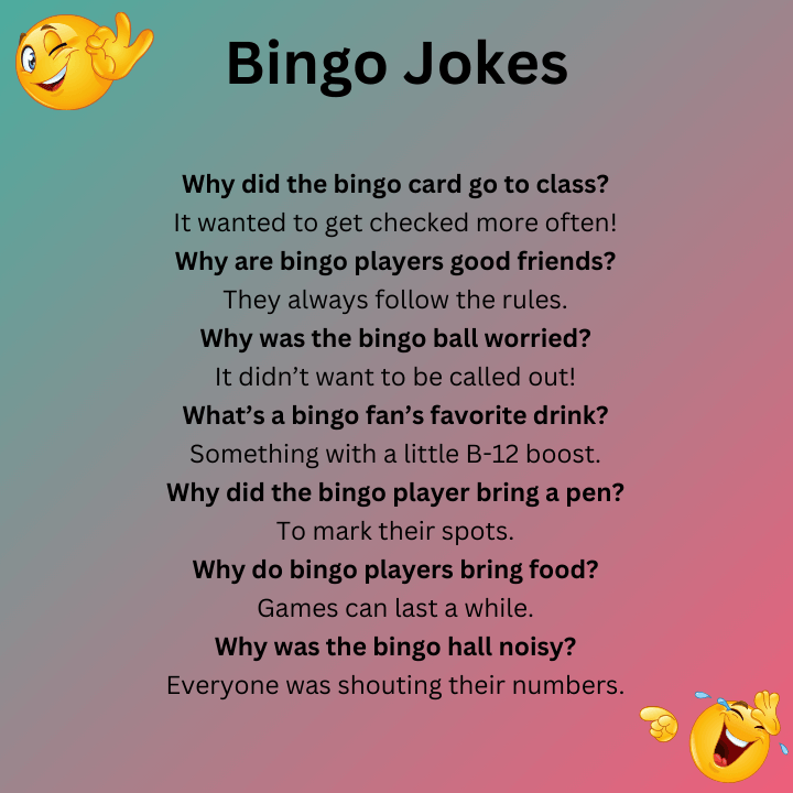 Funny Bingo Jokes