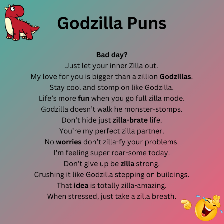 Godzilla Puns