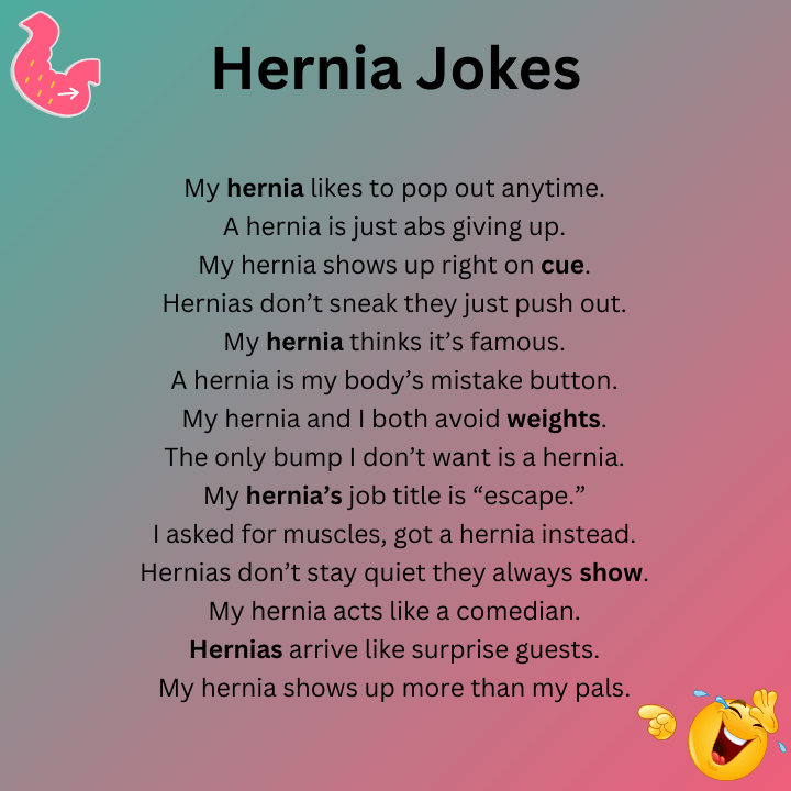 Hernia Jokes One Liners