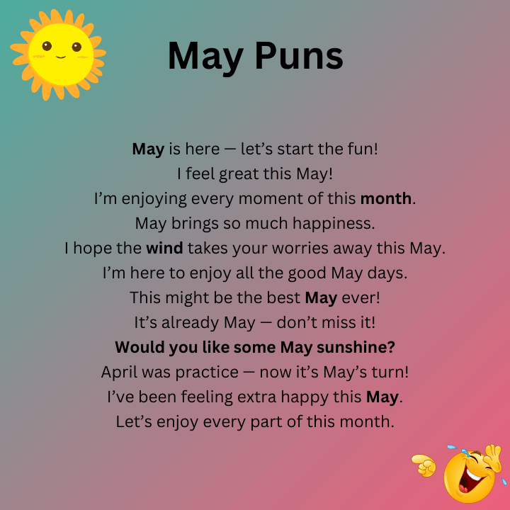 Month Of May Puns