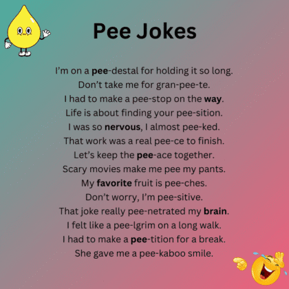Pee Jokes So Funny You’ll Burst Out Laughing