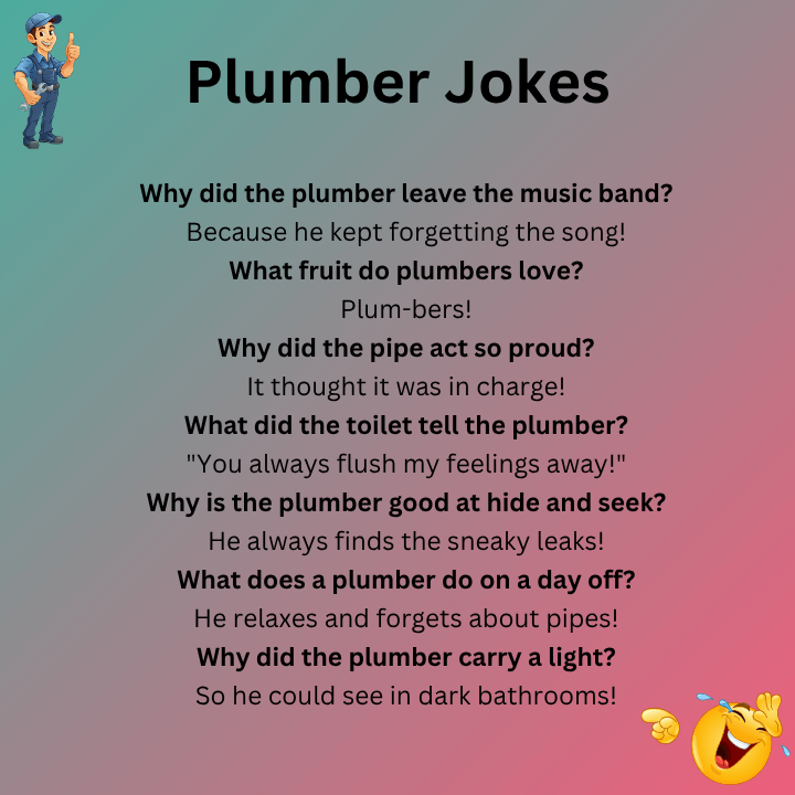 Plumber Jokes Funny