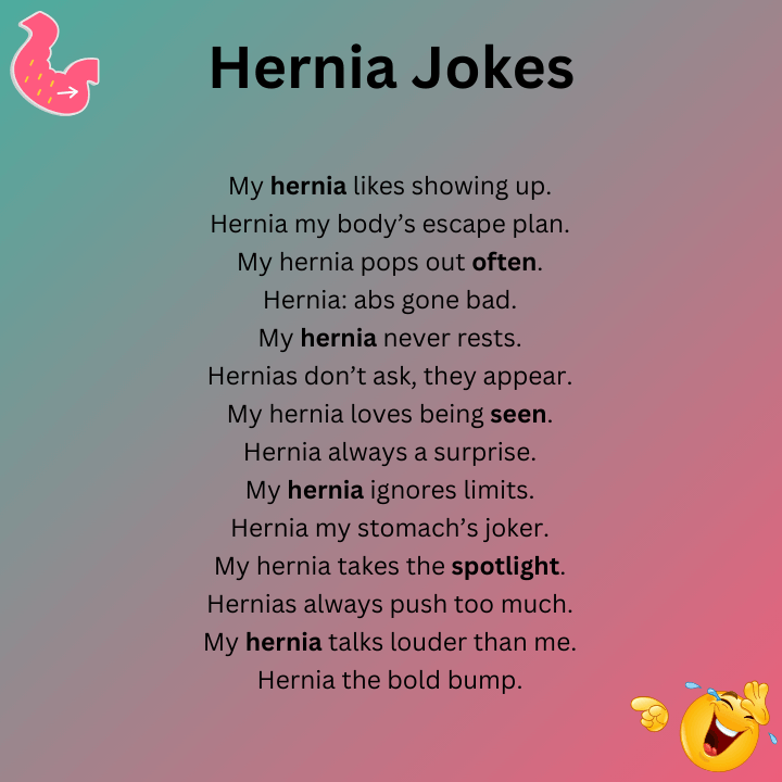 Short Hernia Jokes