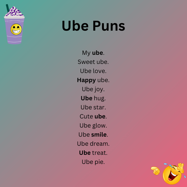 Short Ube Puns