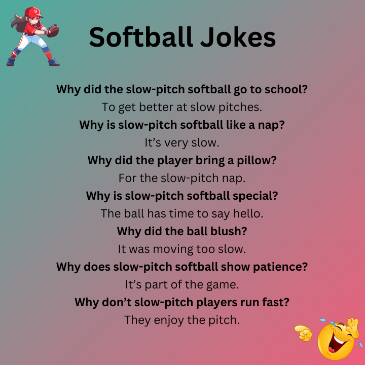 Slow Pitch Softball Jokes