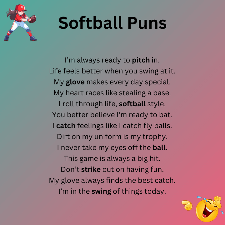 Softball Puns