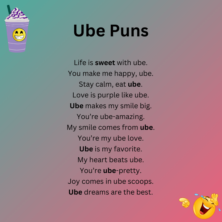 Ube Puns One Liners