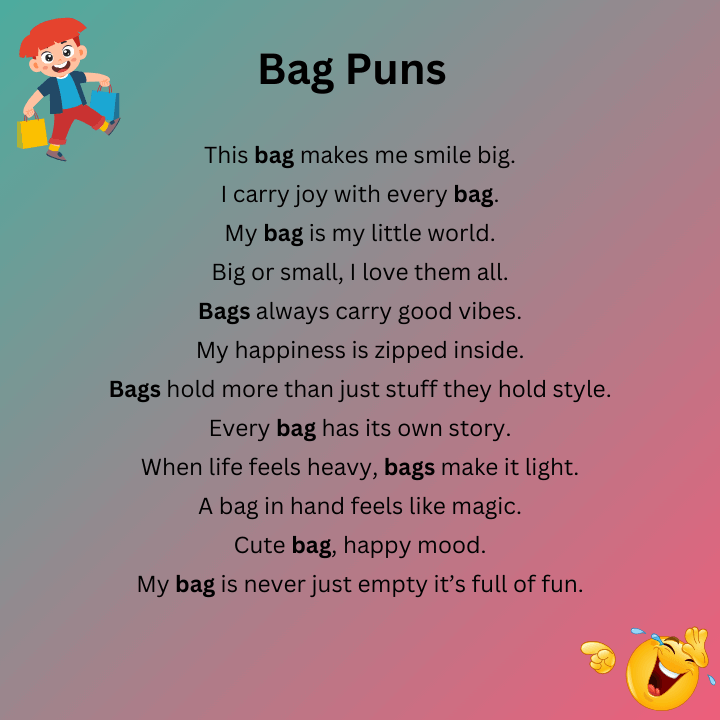 Bag Puns