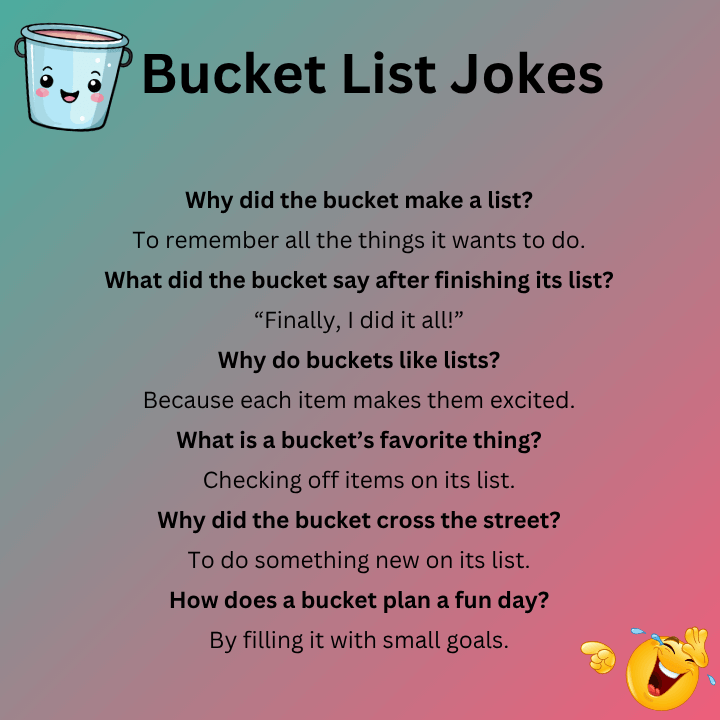Bucket List Jokes