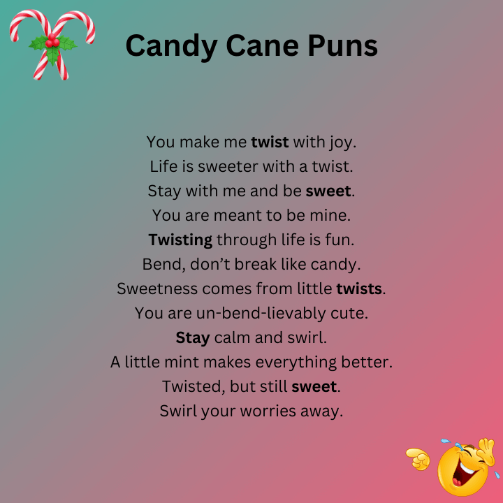 Candy Cane Puns One Liners