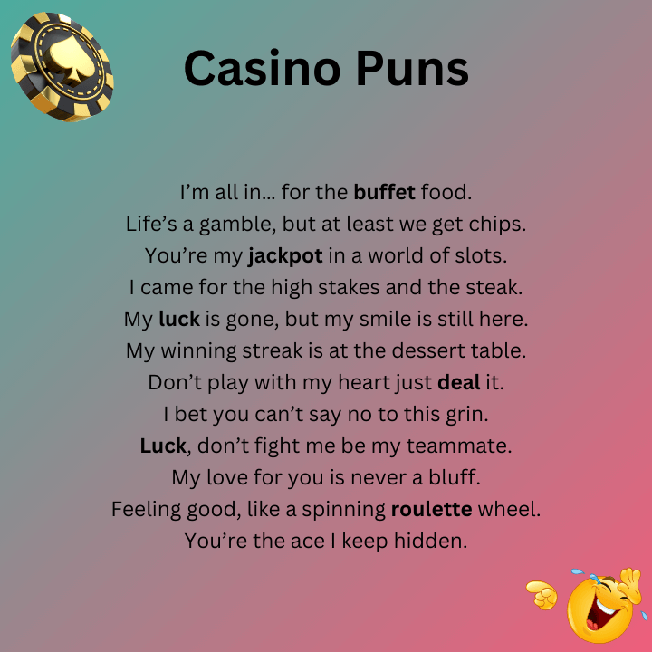 Casino Puns
