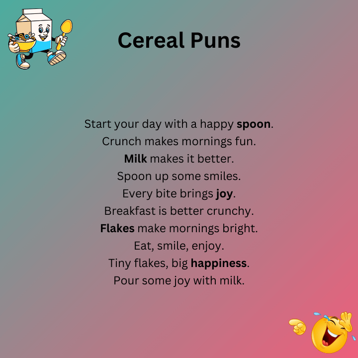 Cereal Puns One Liners