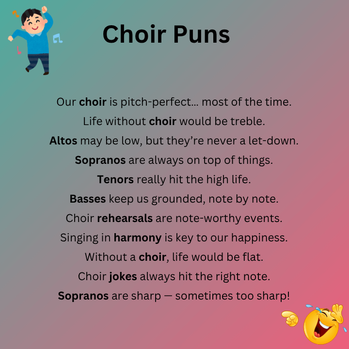 Choir Puns