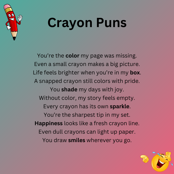 Crayon Puns One Liners
