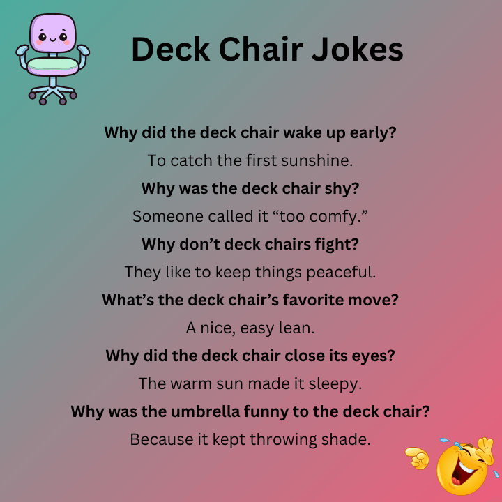 Deck Chair Jokes