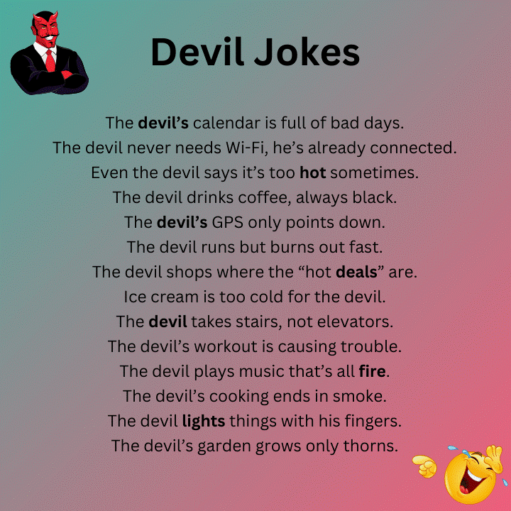Devil Jokes One Liners