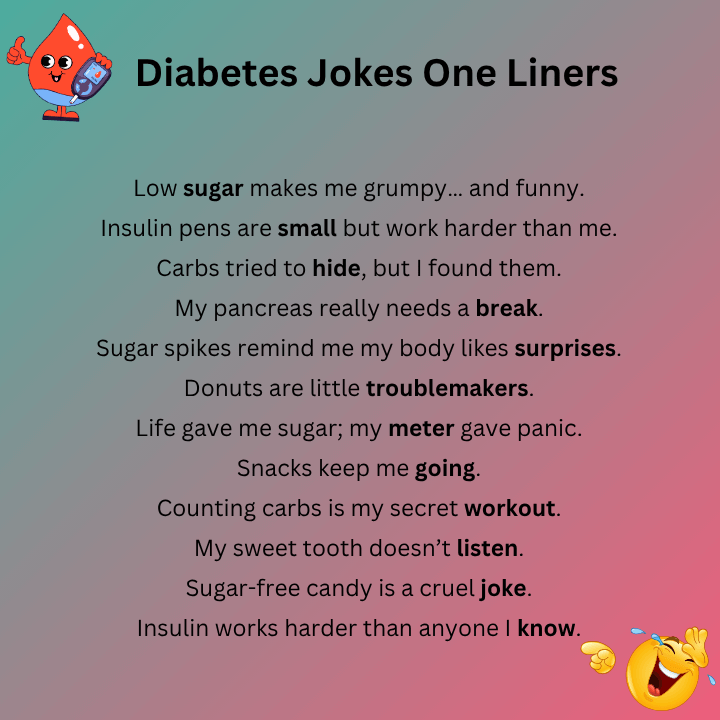 Diabetes Jokes One Liners