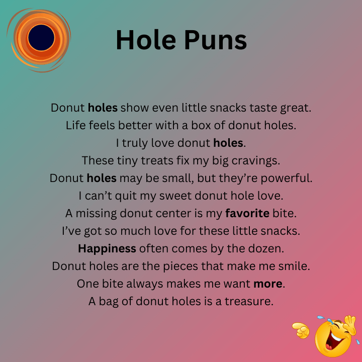 Donut Hole Puns