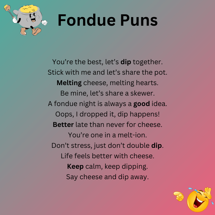 Fondue Puns