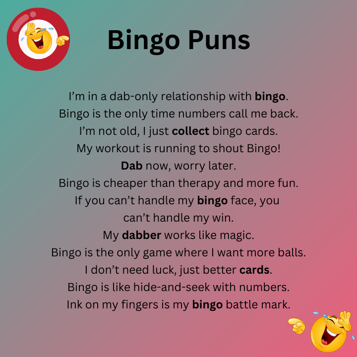 Funny Bingo Puns