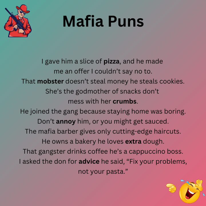 Funny Mafia Puns