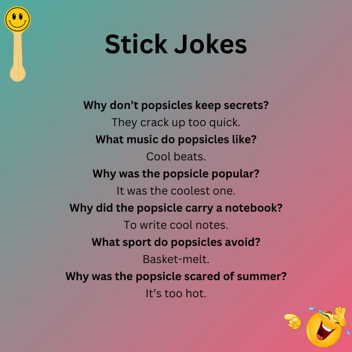 Funny Popsicle Stick Jokes