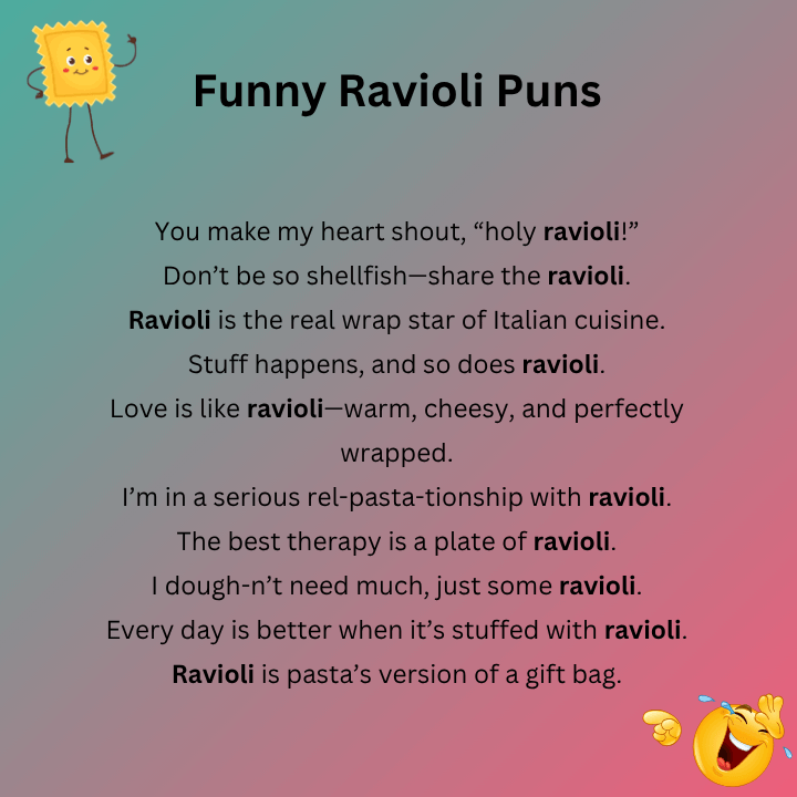 Funny Ravioli Puns