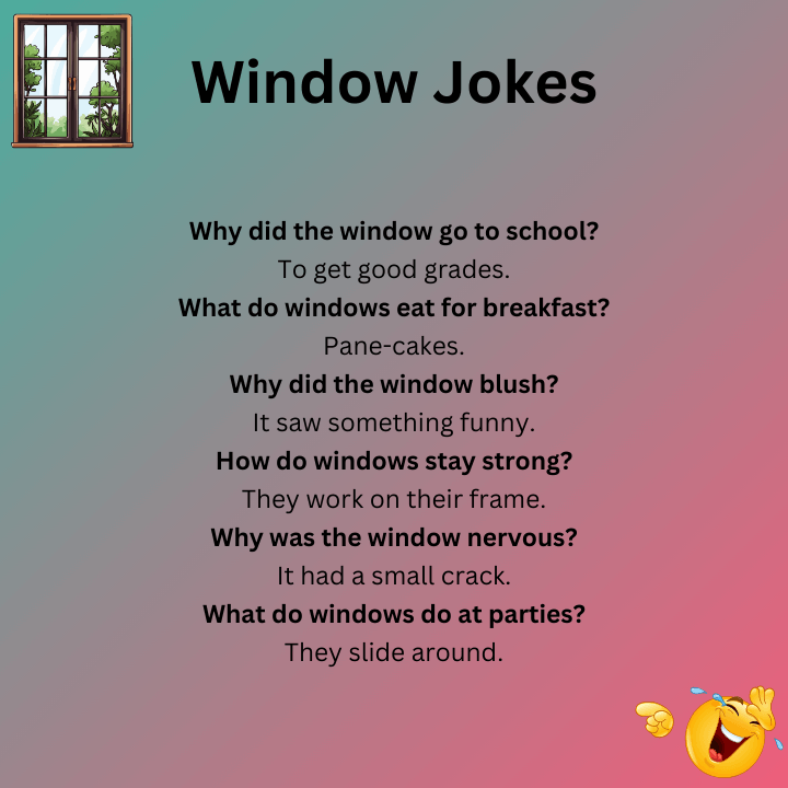 Glass Window Jokes