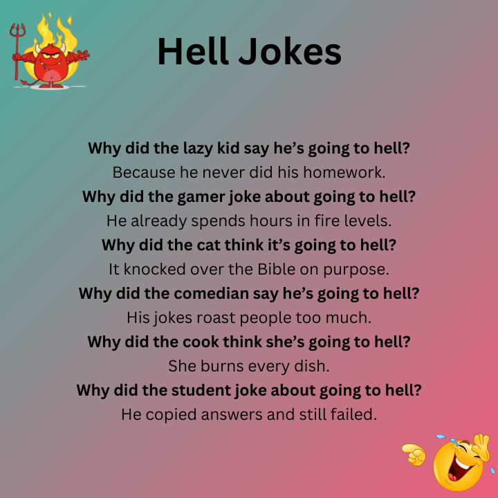 Going To Hell Jokes