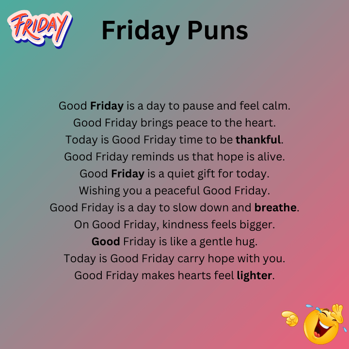 Good Friday Puns