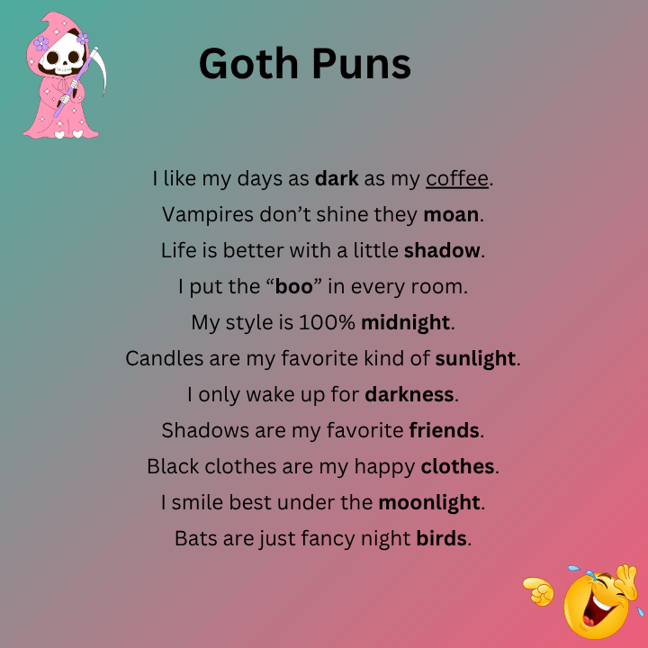 Goth Puns