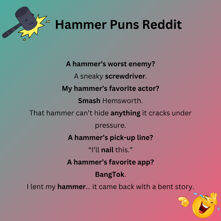 Hammer Puns Reddit
