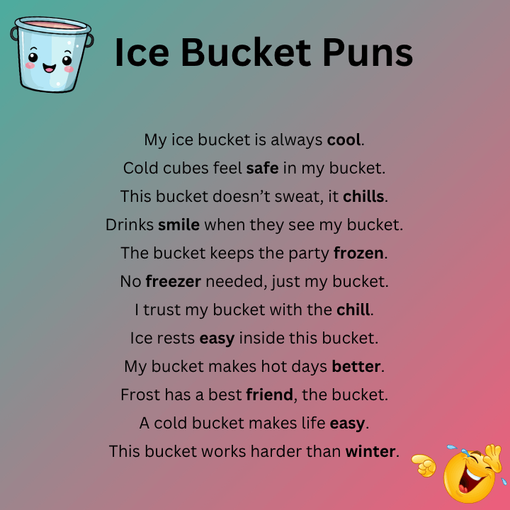 Ice Bucket Puns