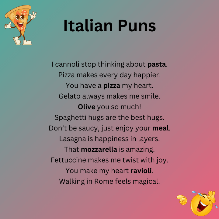 Italian Puns In English