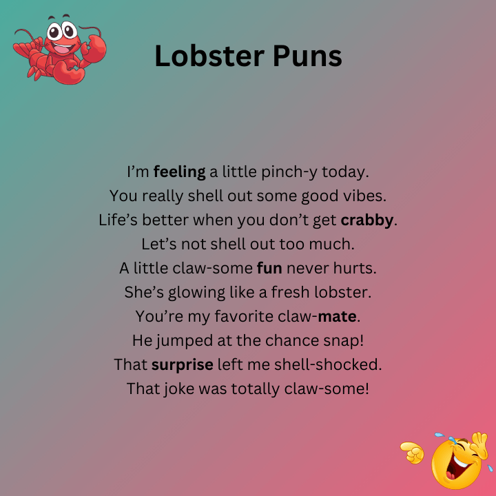 Lobster Puns