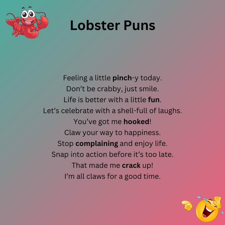 Lobster Puns One Liners