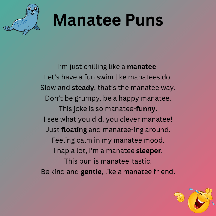 Manatee Puns