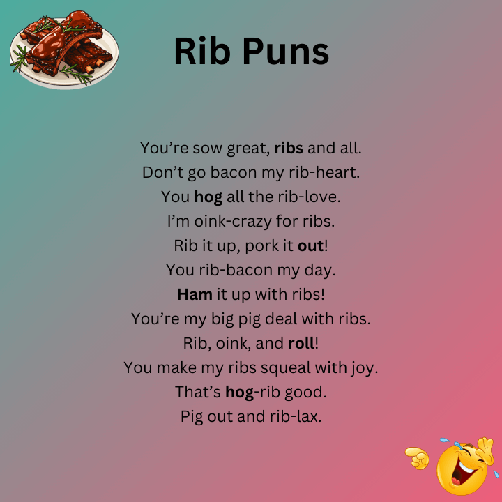 Pork Rib Puns