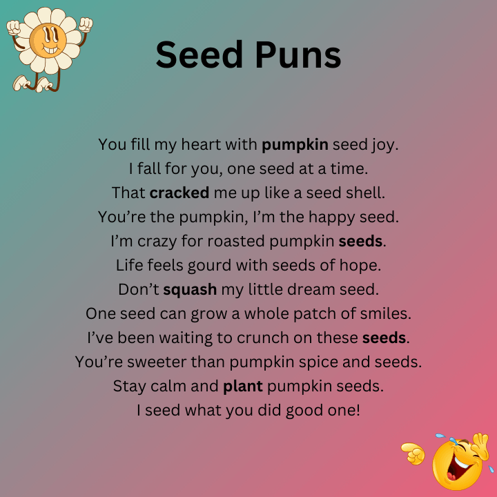 Pumpkin Seed Puns