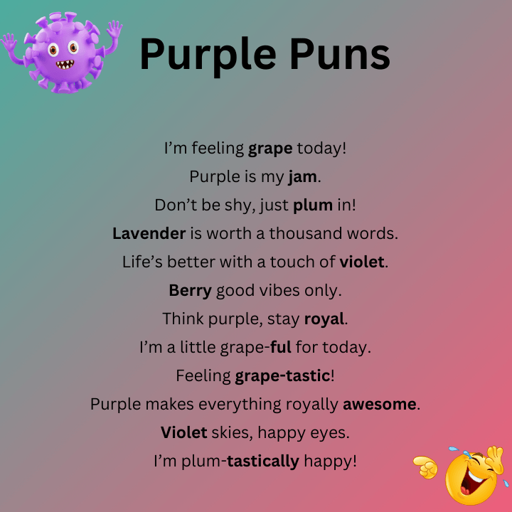 Purple Puns